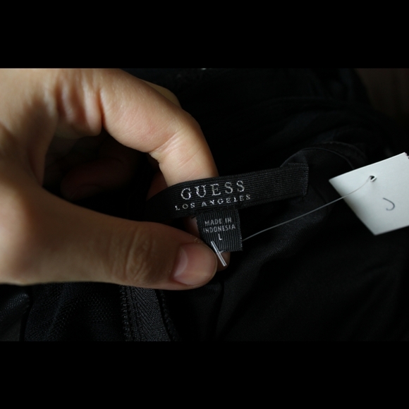 Guess los angeles dress with faux leather skirt - Picture 4 of 4